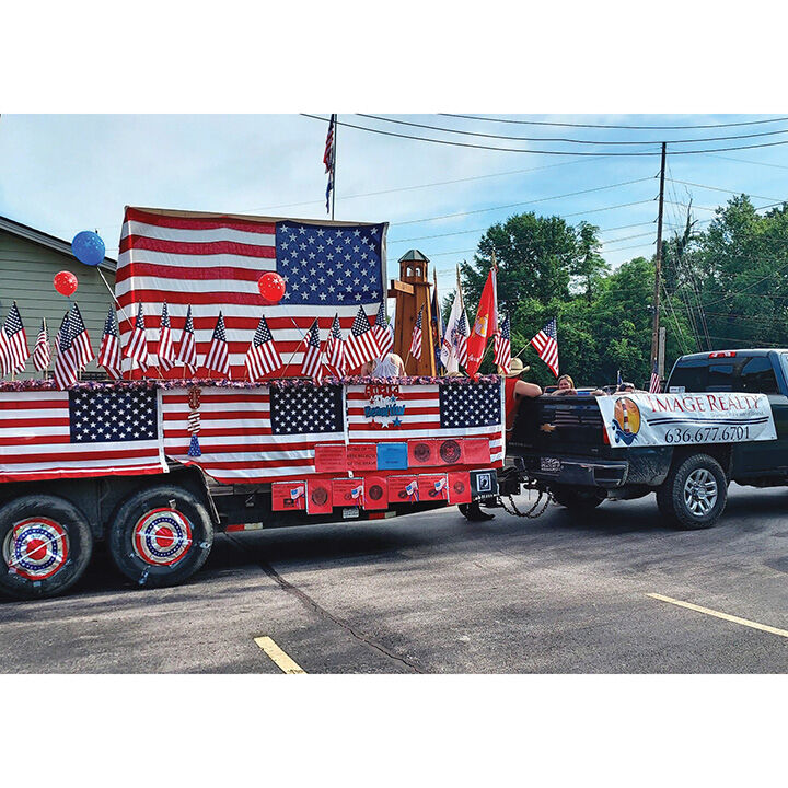 Image Realty’s float in the Flag Day Parade held June 11 that started at the Big River VFW Post 5331 in Cedar Hill and ended at the High Ridge Elks Lodge.